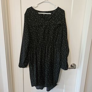Mossimo Supply Co. Black and White Polka Dot Blouse